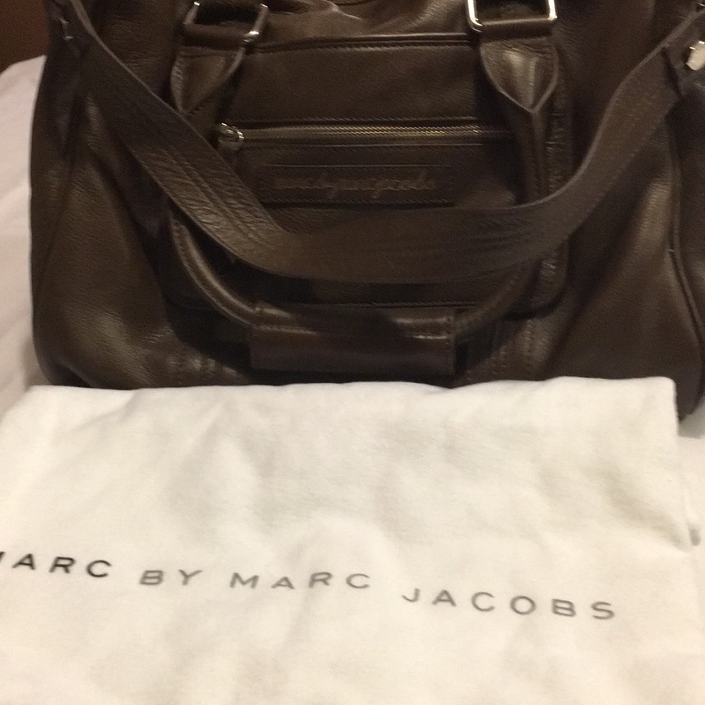 Marc Jacobs Brown Leather Purse NEW w/Tags & Duster Bag Gorgeous Marc Jacobs Bag - Picture 14 of 15